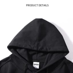 hoodies for man Custom Essential pullover Black Logo Here Comfort pullover Black Hip-hop Add Your Own Message Everyday hoodie