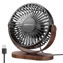 Electric Fan Portable Cooling Laptops Silent USB Fan Three Speed Adjustment for Home Office Desktop Outdoor Camping Mini Fan