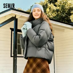 Semir Down Jacket Women Winter 90% Down Loose Raglan Sleeve 2026 New Women's Clothing Coats for Woman