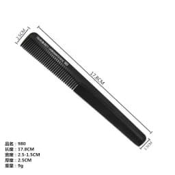 Black Hairdressing Comb Ultra-thin Flat Hair Comb For Men Hair Cut Comb Barber Store Special Use 6 Styles
