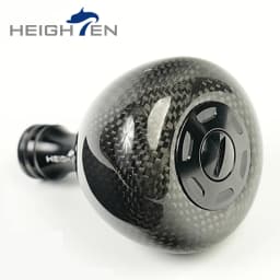 HEIGHTEN Carbon Fiber Reel Knob - 36mm Diameter, Ultra Lightweight Lure Fishing Modification Accessories