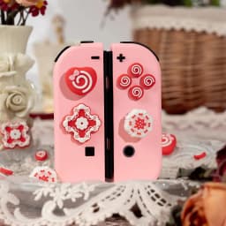 D-pad Cross Direction Button ABXY Key Sticker Joystick Thumb Stick Grip Cap Cover For Nintendo Switch Oled NS Joy-con Skin Case