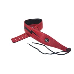 YUEKO Lightning Pattern/Flame Guitar Strap Adjustable Length Strap for Acoustic/ Electric Guitar/Bass Available in Multicolor