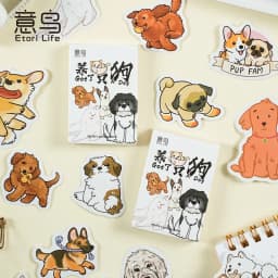 30Pcs Misty Forest Sticker Set Cute Stationery DIY Diary Decor for Scrapbooking & Journaling