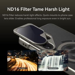 TELESIN Master Grip Kit for SAMSUNG S26 Ultra Magnetic Phone Camera Grip 3200mAh Battery Wireless Charging ND Filter Fill light