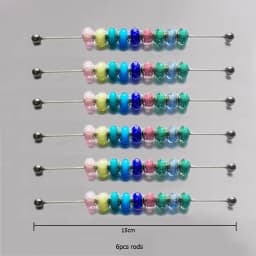 Large Capacity Bracelet Charm Collection Case Rondelles Beads Acrylic Organizer Storage Box Pendant Trollbeads Holder Stand Rods