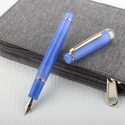 Jinhao 82 Fountain Pen Transparency Gold Clip Spin Pen Popular EF F M NIB Business Office School Supplies Writing