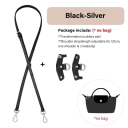 CRAZYSMITH Bag Transformation Bag Accessories for Longchamp Mini Bag Straps Punch-free Genuine Leather Shoulder Strap Crossbody