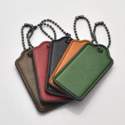 Genuine Leather Hang Tag Keychain, Cowhide Bag Charm Pendant, Mini Keyring Accessory for Gifts