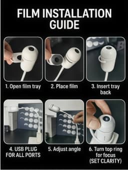 WACUAAO 2-in-1 HD Galaxy Projector, Compact Starry Sky Night Light with 10 Scenes, Portable Planetarium Lamp for Room Decor