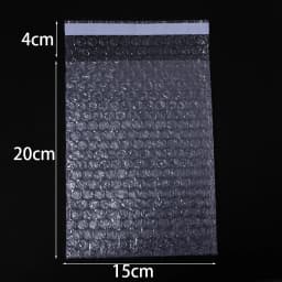 10-50pcs/lot Clear Self-adhesive Double Sided Bubble Bags Packaging Pouches Jewelry Bead Small Accessories Shipping Packaging