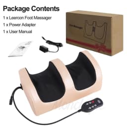 Electric Heating Foot Massager with Remote Control Hot Compress Knead Vibration Legs Massage Christmas Valentine's Day Gift Box