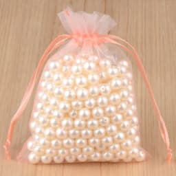 50pcs 5*7 7*9 9*12cm Small Jewelry Packaging Bag Organza Bags Gift Storage Wedding Party Candy Packaging Drawstring Pouches