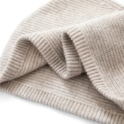 Autumn Winter Thickened One-Piece Scarf Hat 100% Merino Wool Knitted Frostproof Neck Protection Integrated Scarf Hat