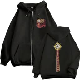 Game Esquie Clair Obscur Expedition 33 Jacket Hoody Unisex Vintage Oversized Zip Up Sweatshirt High Quality Fleece Zipper Hoodie