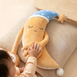Cute Scallion Baby Sleeping Pillow Startle Prevention Baby Patter Sleep Toys for Newborn Automatic Palm Patting Sleeping Pillow