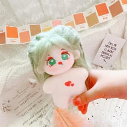 10cm Cute Animals Unicorn Bunny Shark Coat Suit Mini Idol Soft Cotton Doll DIY Clothes Accessory for Girls Fans Collection Gifts