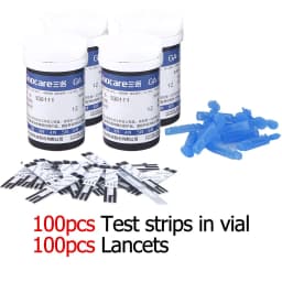 Sinocare GA-3 Glucometer Diabetes Blood Glucose Meter & Test Strips &Lancets Glm Medical Blood Sugar Meter Diabetes Tester