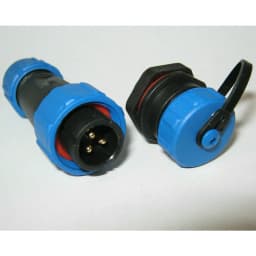 SP16 Waterproof Circular Socket Connector IP68 Rated with 2 to 9 Pins Essential for Low Frequency Applications