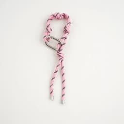INS Handmade Nylon Rope Keychain DIY Personalized Pendant Rope Key Chain Y2K Korean Style Couple Climbing Rope Bracelet