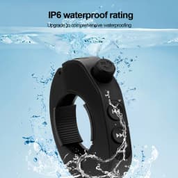 V5.3 Wireless Handlebar Remote Controller Motorcycle Helmet Headset Remote Buttons Handsfree Voice Assistant Kit Waterproof