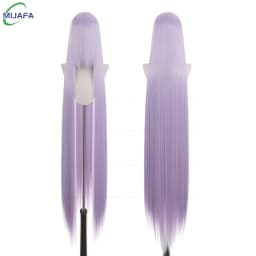 700g High Quality 59" 150cm Long Straight Cosplay Wig With Bang Blond Brown Red Green Blue Heat Resistant Hair Colors Anime Wigs