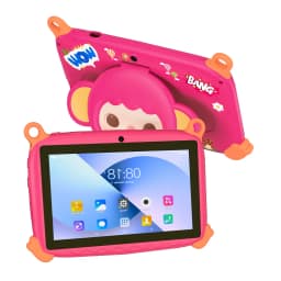 2026 First Release New 7 inch Kids Tablets Monkey Cartoon with Android 13 System Quad Core 4GB+64GB ROM Children's Favorite Tab