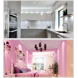 IP65 LED Mini Cabinet Spotlight, Ultra Thin Recessed Panel Lights 12V 24V 3W Small Down Lamps for Kitchen,Room,Indoor Lighting