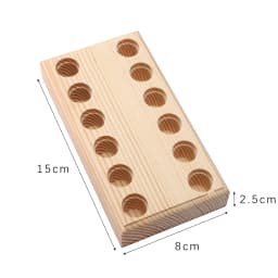 1PC Handmade Solid Wood Pliers Organizer Convenient Storage for Jewelry-Making Tools Keeps Workspace Orderly and Efficient