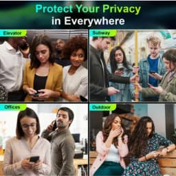NNBILI 1-6Pcs Full Coverage Privacy Phone Screen Protector for iPhone 18 17 16 15 14 13 12 11 Pro Max 17e 16e 12 13Mini X Series