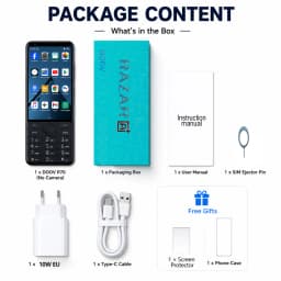 DOOV R70 4G Android Phone Google Play Smartphone Dual SIM 6GB RAM 128GB Storage 4.0" IPS Display Physical Keyboard Mobile Phone