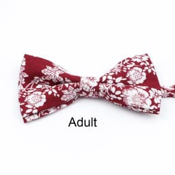 Cotton Floral Parent-Child Bowtie Set Bow Tie Necktie For Men Wedding Party Business Suits Gravata Pink Yellow Butterfly Cravats