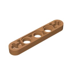 MOC PARTS GDS-691 Technical, Liftarm Thin 1 x 5 - Axle Holes compatible with lego 11478 pieces of children's toys