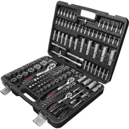 171pcs Socket Wrench Set Car Repair Tool Ratchet Torque Wrench Combo Kit 1/4 3/8 1/2 Ratchet Spanner Screwdriver Bits Hand Tool