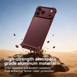 Genuine Aluminum SEBS Rubber Metal Bumper Double-layer ARC Case for IPhone 18 17 Pro Max Air Unique Design High-strength Cover