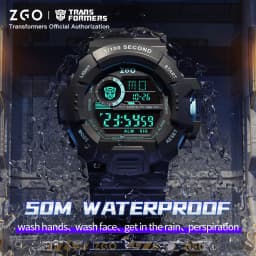 ZGO X Transformers Children's Watches Middle And Primary School Students Boys Waterproof Sports Digital Electronic Watches 7531