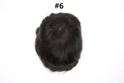 Os21 0.03-0.04mm NG Clearance Thin Skin Toupee Capillary Prothesis Hair Piece For Men Hair Replacement System V Loop Men Toupee