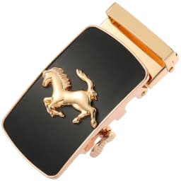 3.5cm Width Belt Buckles For Men Silver Gold Horse Animal Men Designer Automatic Belt Buckle Heads Luxury Brand LY87879