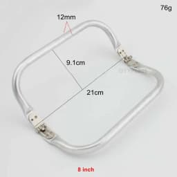 2-30 pieces,Medium 6inch 7.5 inch 8 inch Large 10 inch light weight aluminum tube clutch bag frame,Classical pouch new frames
