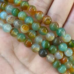 Natural Stone Amethyst Green Jade Agate Rose Quartz Apatite Turquoise Round Bead for Jewelry Make Diy Women Bracelet Accessories