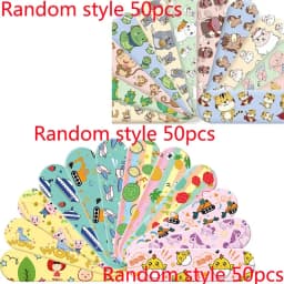 10-720pcs Cartoon Animal Pattern Band Aid Hemostasis Adhesive Bandages First Aid Emergency Kit Wound Plaster Patches for Kids