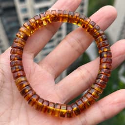 Original Amber Bracelets for Unisex New Genuine Irregular Beads Natural Black Medical Green Healing Jewelry Factory Unique Gift