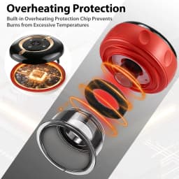 Smart Electric Cupping Massager with Heat & Remote Control Home Red Light Vacuum Suction Jars Circulation Muscle Relax 12 Level