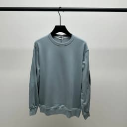 Prowow Men Solid Round Neck Sweatshirts Hip-hop Loose Sports Pullover Top Male Zipper Pocket Decoration Sports Shirt