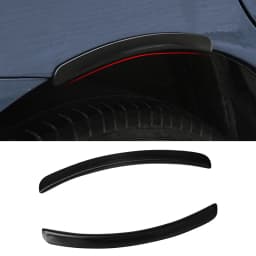 2PCS Universal Soft Car Fender Flare Arch Sticker Fender Vents Protector Cover Anti-Scratch Strip Mud Flaps Auto Accessories