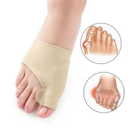 1 Pair Toe Separator Hallux Valgus Bunion Corrector Toe Straightener Foot Pain Relief Orthopedic Pedicure Tools Foot Care Tool
