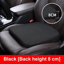 Car Seat Height Pad Thickened Memory Foam Car Seat Cushion for Sedentary Car Drivers Anti-Slip Beveled Design Leveling Pad
