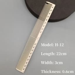 Hair Cutting Comb With Scale Cyan Yellow Ruler Haircut Combs Barber Shop Hairdressing Hairbrush Salon Styling Tools Y0521
