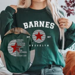Bucky Barnes 1917 Sweatshirt Winter Soldier Trigger Words Shirt Superhero Hoodie Men Women Long Sleeve Crewneck Sweatshirts top