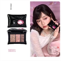 Chéeryep Glitter Eyeshadow Palette Highlighter Pigmented Neutral Browns Shimmer Finishes Professional Eye Shadow Cosmetics